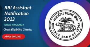 RBI Assistant notification